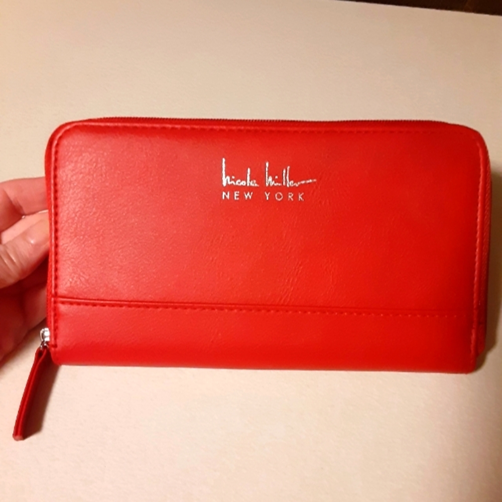 RED NICOLE MILLER WALLET